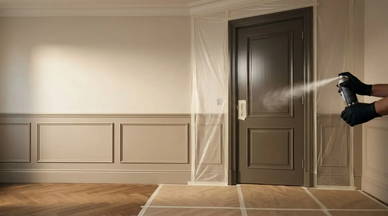 Spot spraying & touch-ups — TB&D Construction surface restoration