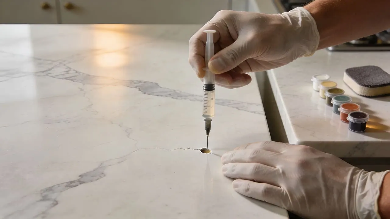 Stone & worktop repair — TB&D Construction surface restoration