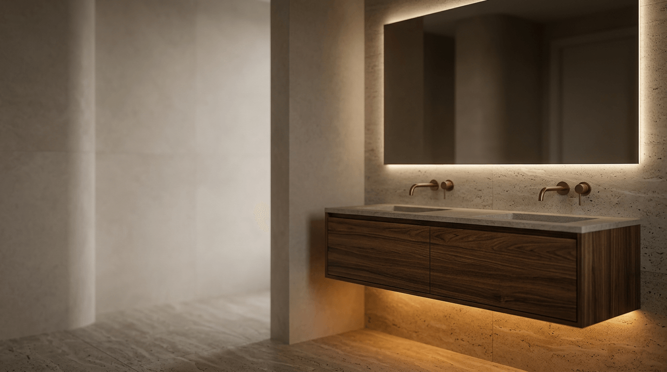 Bespoke vanities — TB&D Construction bathroom service