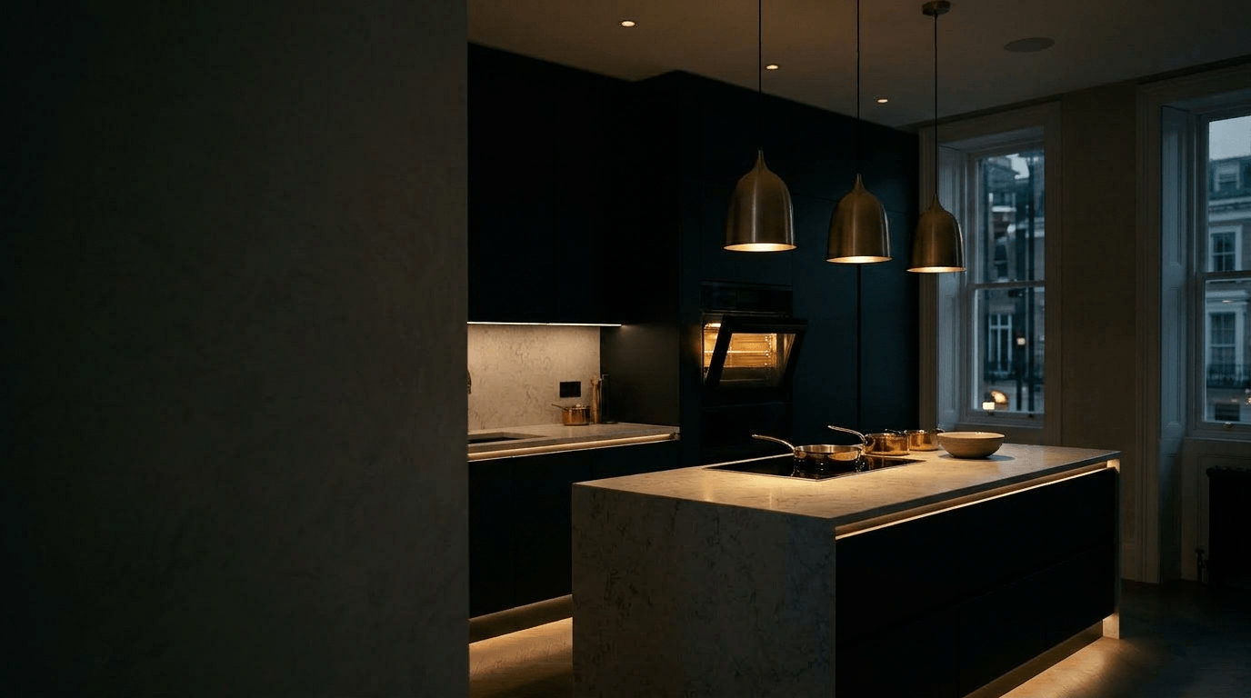 Task & feature lighting — TB&D Construction kitchen service