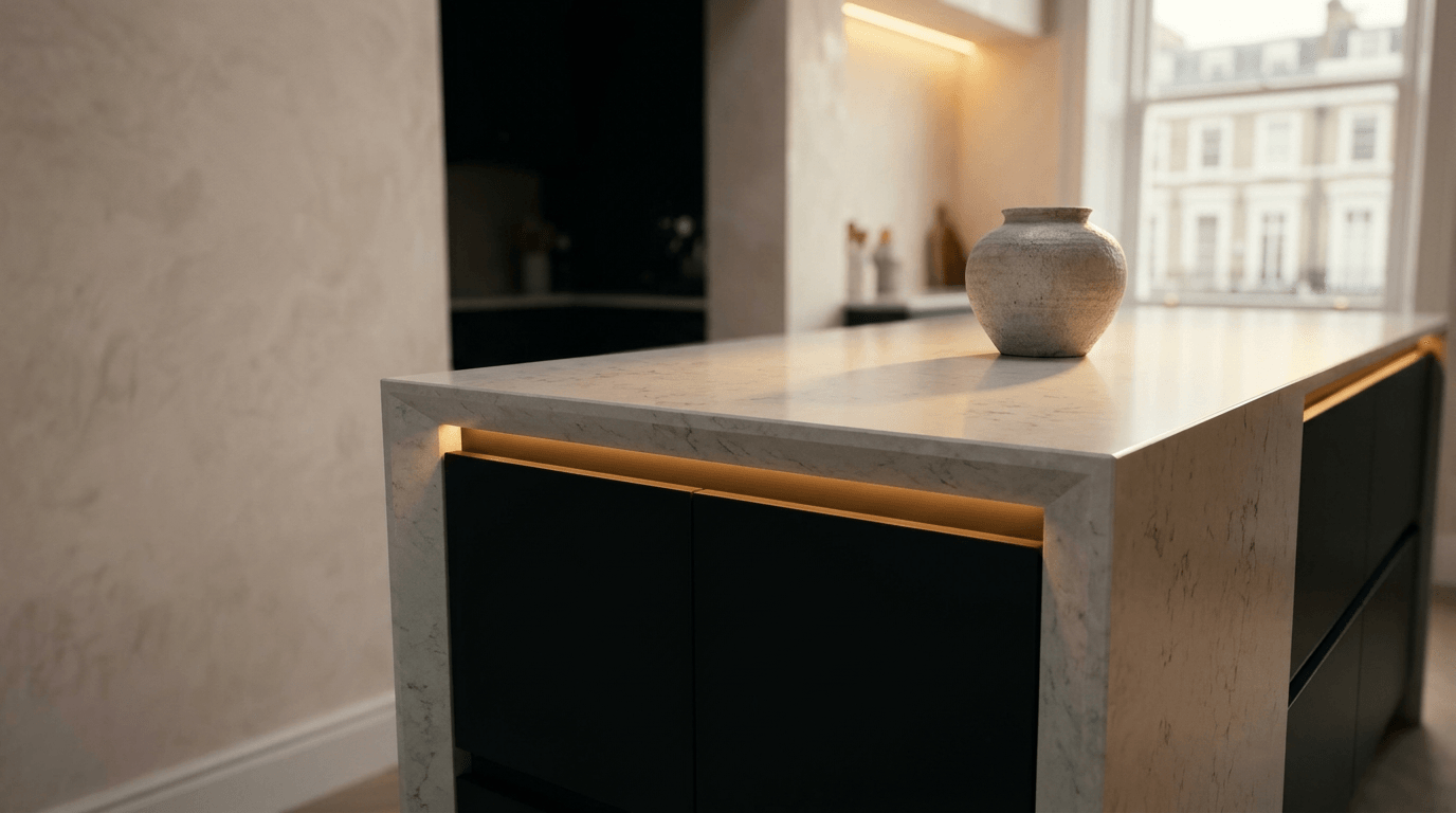 Worktops & islands — TB&D Construction kitchen service