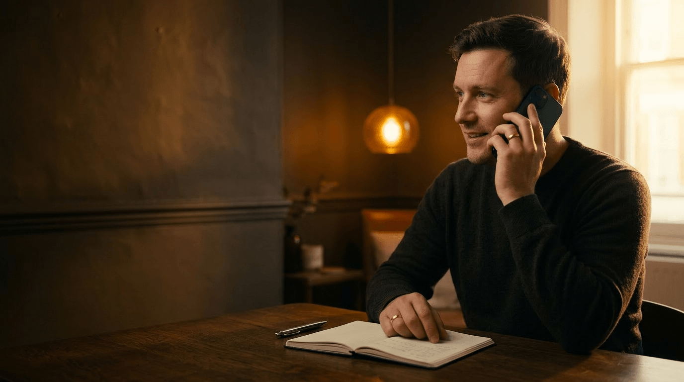 The call — TB&D Construction process step 01